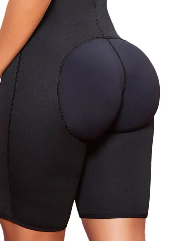 TISSINI Women's Ultimate Black Full Body Shaper - Butt Lifter & Neoprene Compression